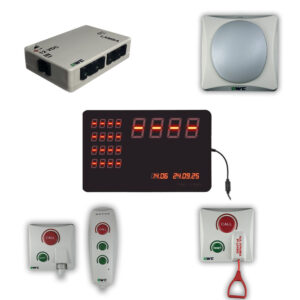 Kablolu Hemşire Çağrı Sistemleri hastane ve sağlık kuruluşlarında kullanım için uygundur.