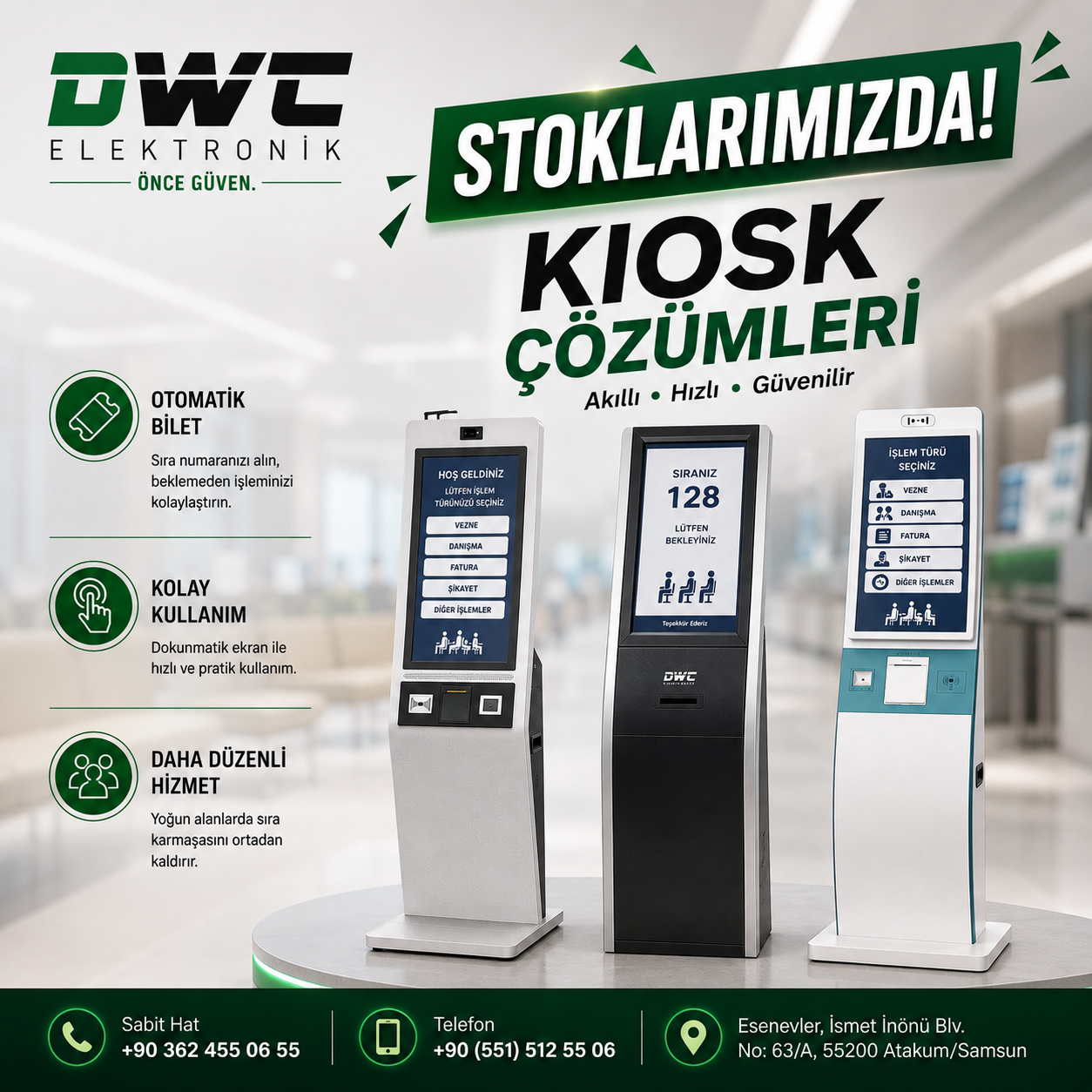 DVC Elektronik Kiosk Çözümleri